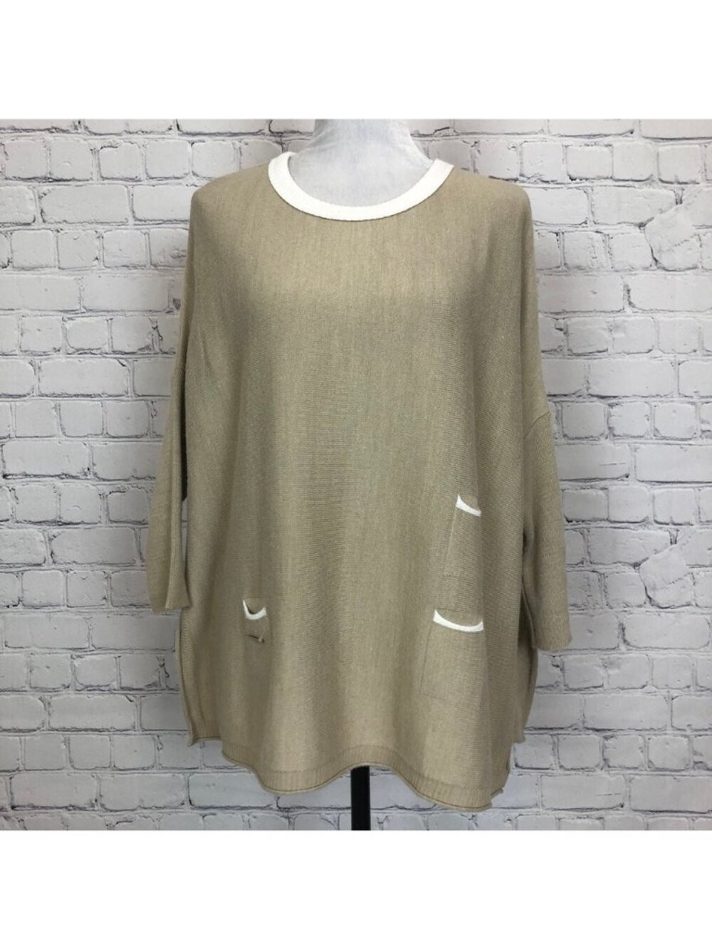 Mersea Catalina Sweater Size S/M Tan